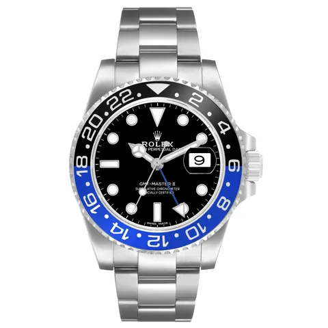 Rolex GMT-Master II 116710BLNR on an Oyster bracelet