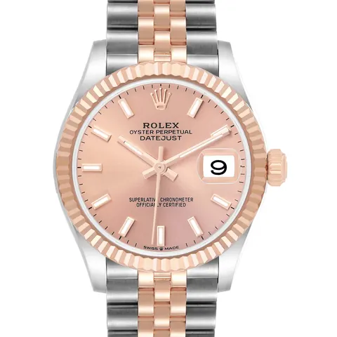 Pink dial of a Rolex Datejust 31 278271