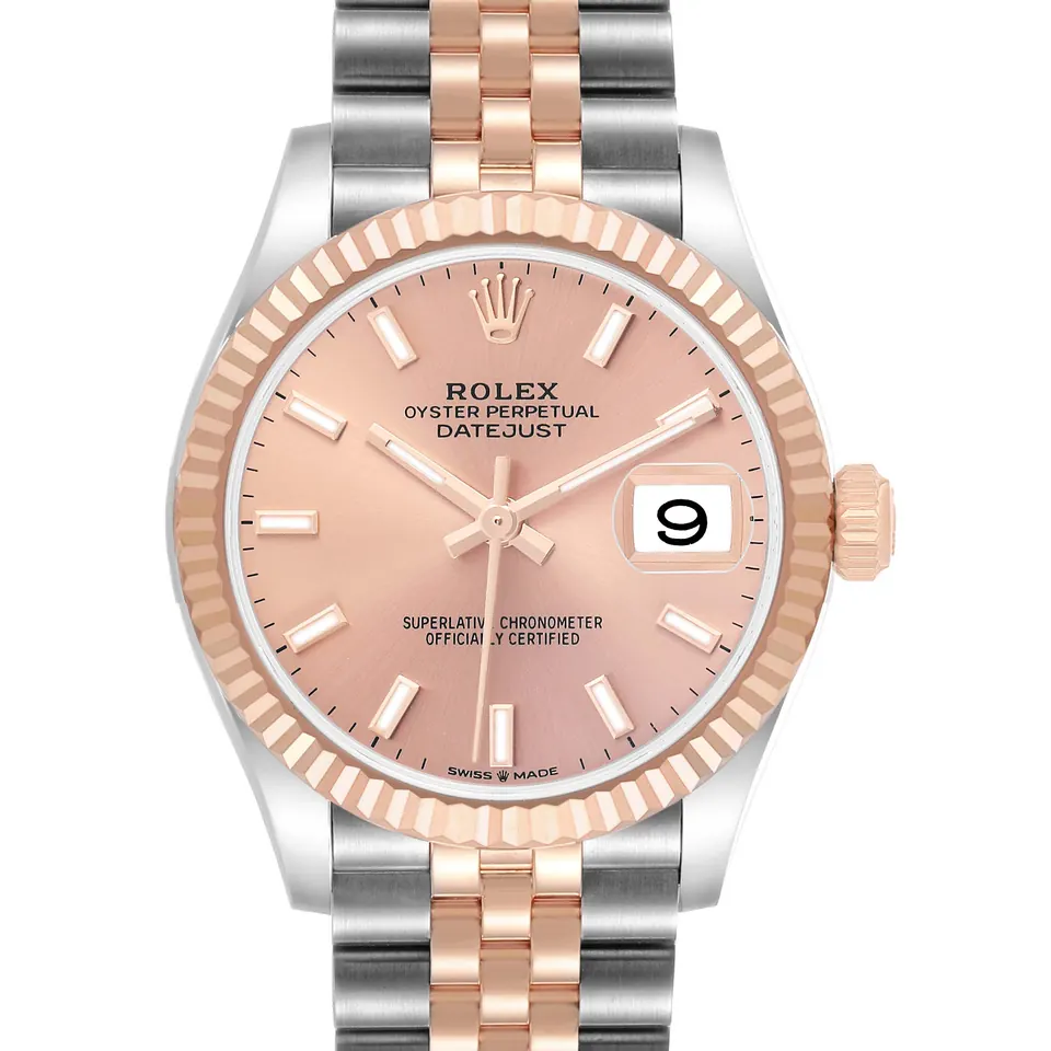 Pink dial of a Rolex Datejust 31 278271