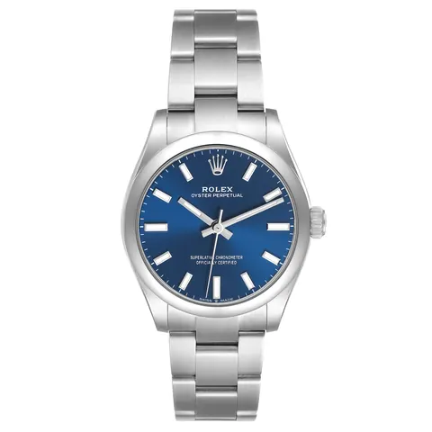 Rolex Oyster Perpetual 31 277200 in steel with blue dial