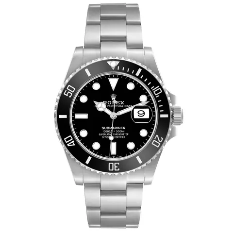 Rolex Submariner Date 126610LN with black Cerachrom dive bezel