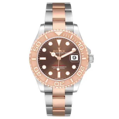 Rolex Yacht-Master 37 268621 with bidirectional Everose gold bezel