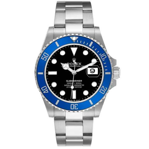 Rolex Submariner 126619LB "Cookie Monster" in white gold with blue bezel and black dial