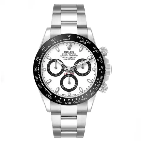Rolex Daytona 116500LN "Panda" with white dial, black subdials and black ceramic bezel